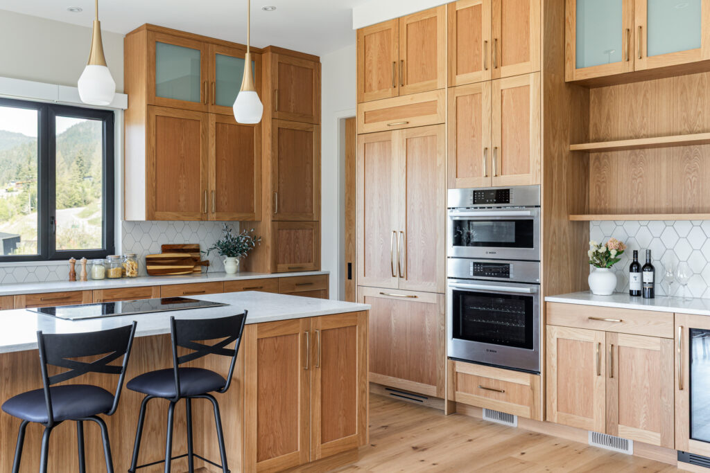 Bright modern kitchen with natural light at Merlot Peak