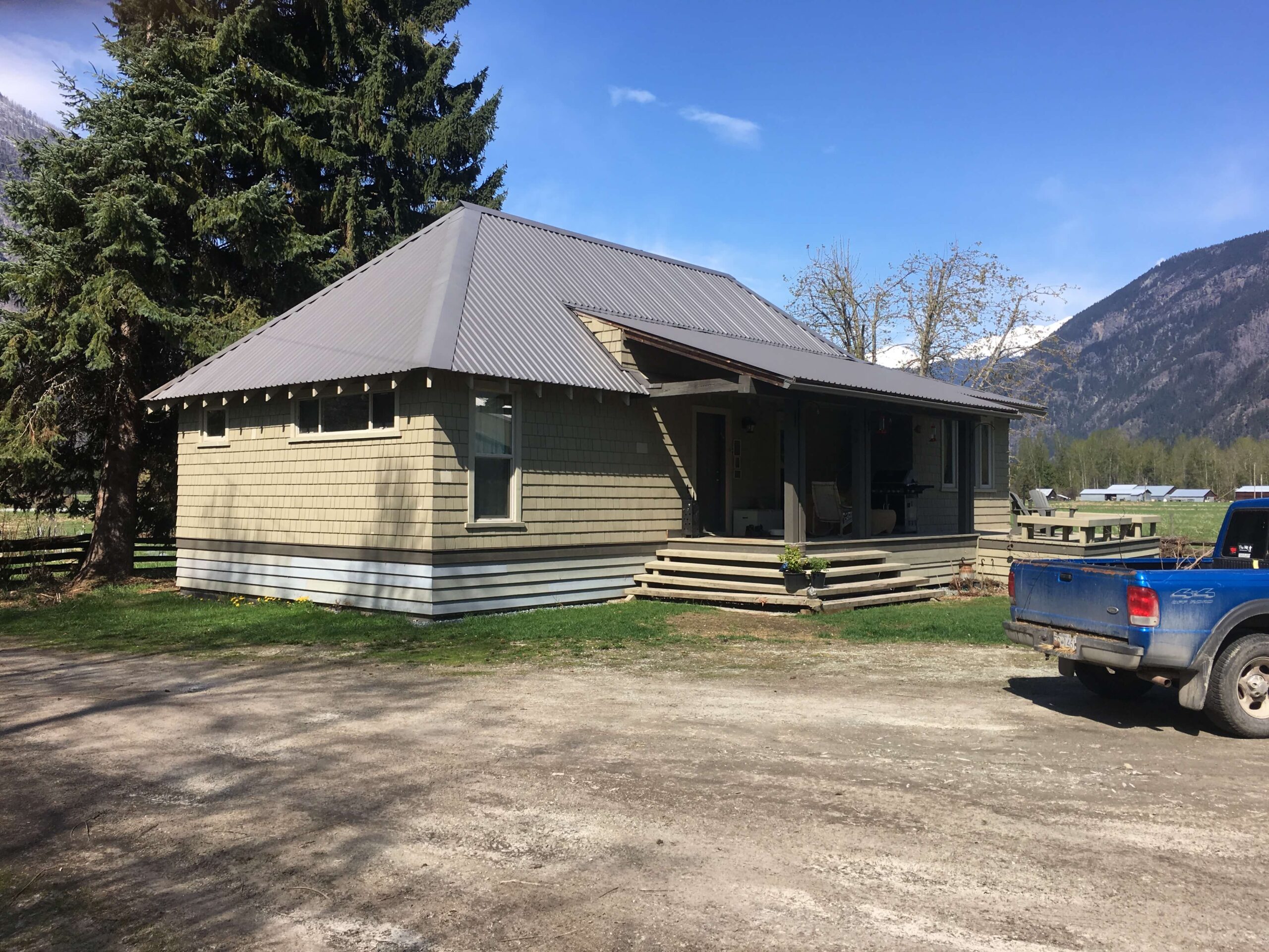Historic house prior to construction transformation